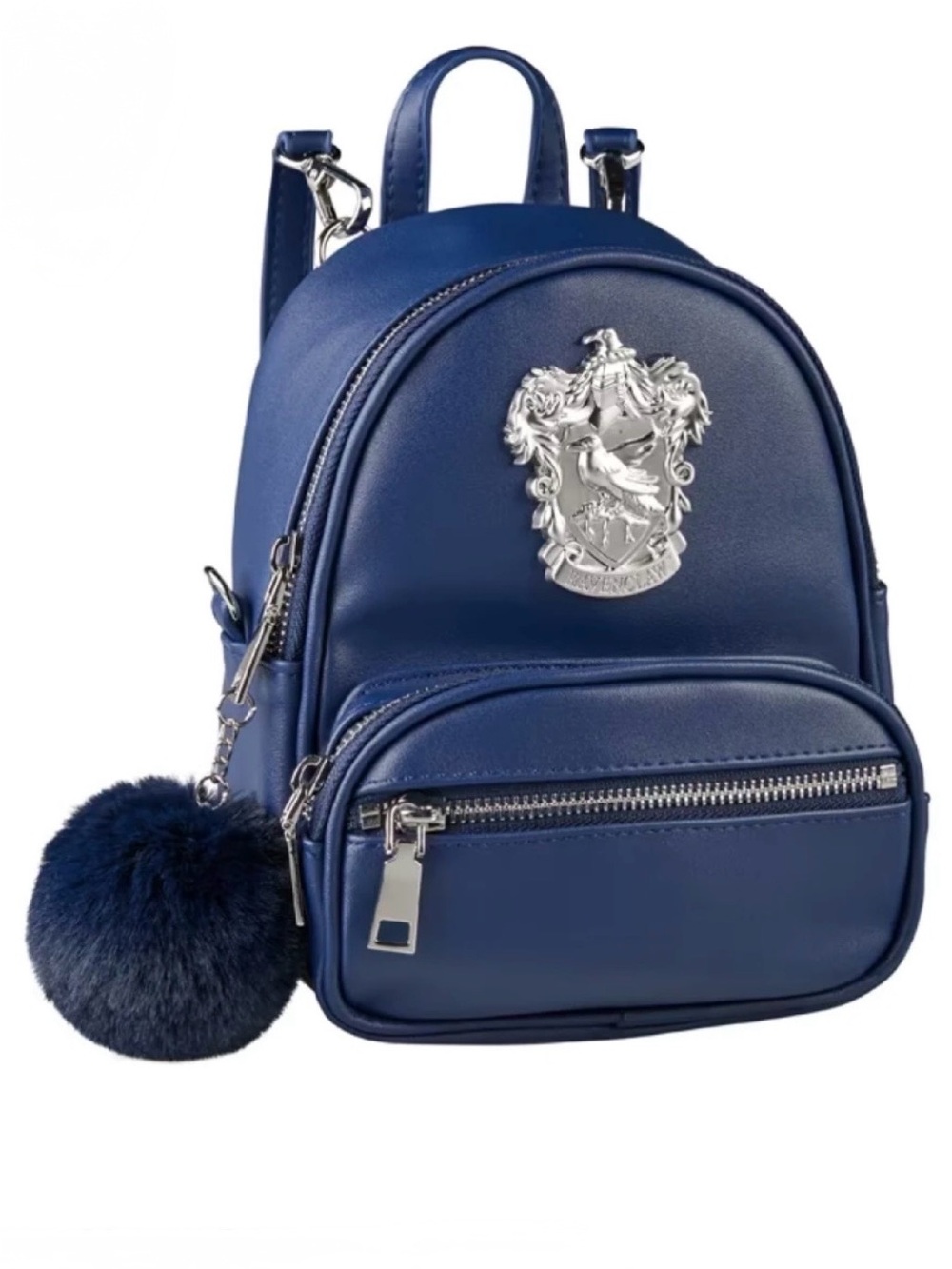 Universal Studios Ravenclaw™ Crest Mini Backpack, Dark Blue with Silver Hardware